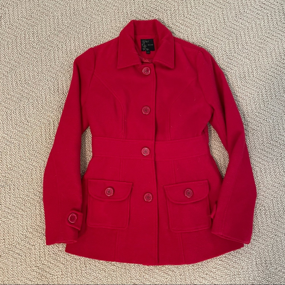 FINAL $ DROP ✨Red spring peacoat (S)